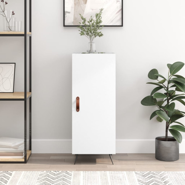 Aparador madera de ingeniería blanco 34.5x34x90 cm D