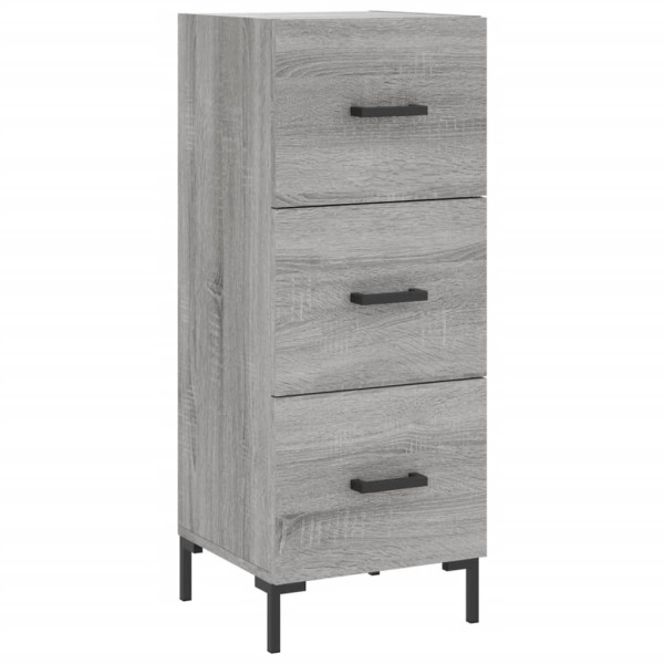 Aparador alto madera contrachapada gris Sonoma 34.5x34x180 cm M 5