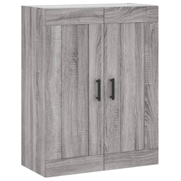 Aparador alto madera contrachapada gris sonoma 69.5x34x180 cm M 5