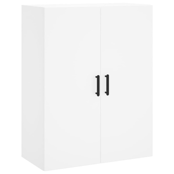 Aparador alto madera contrachapada blanco 69.5x34x180 cm M 5