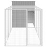 Galinheiro com anexo 165x455x181 cm aço galvanizado antracite 3