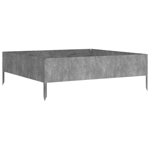 Jardinera acero corten 100x100x33.5 cm M 4