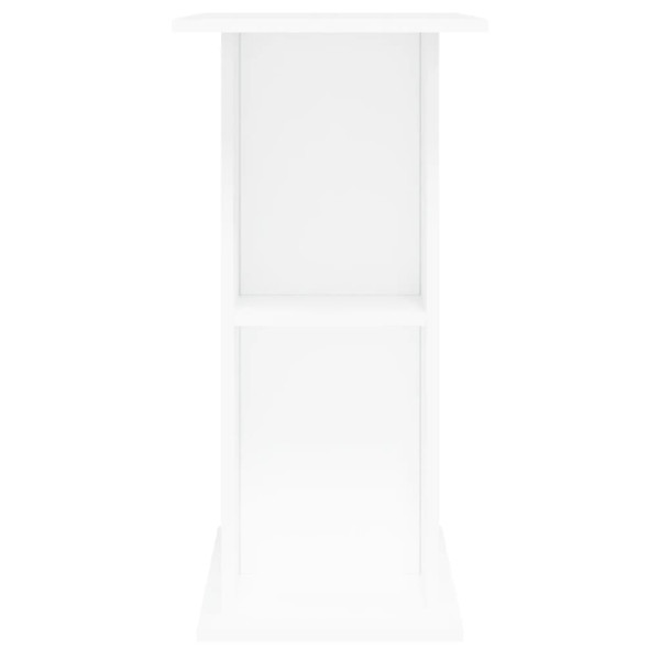 Suporte de aquário 75x36x72.5 cm derivados de madeira branco M 5