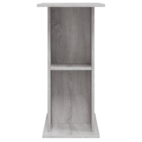Soporte de acuario madera ingeniería gris Sonoma 36x75x72.5 cm M 5