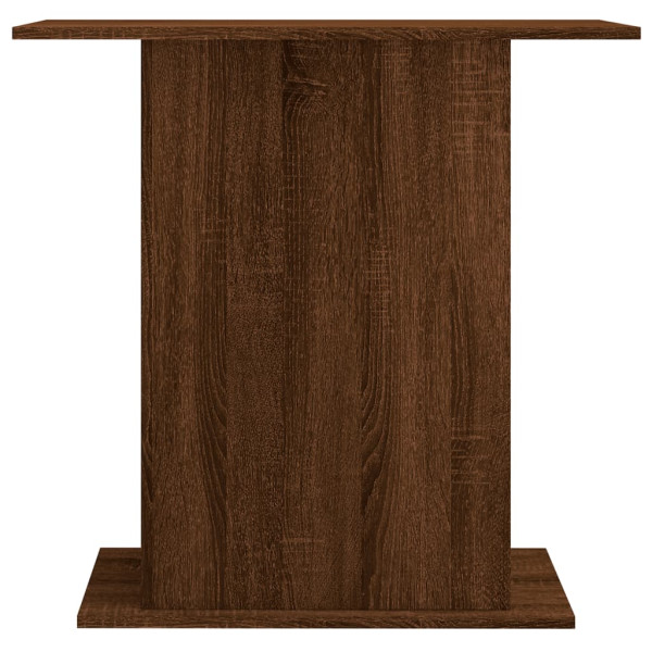 Soporte de acuario madera ingeniería roble marrón 36x75x72.5 cm M 4