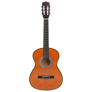 Guitarra clássica iniciantes/crianças 3/4 36 madeira de tilia H