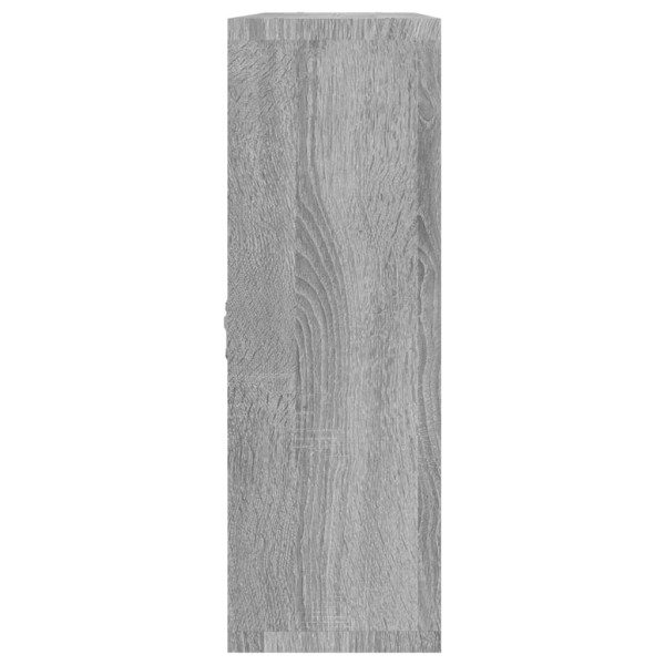 Estantería de pared con 8 compartimentos gris Sonoma M 5