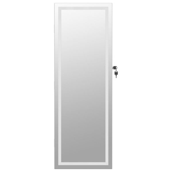 Espejo con joyero y luces LED para pared blanco M 5