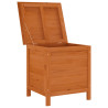 Caixa de arrumação p/ jardim 50x49x56.5cm abeto maciço castanho 3
