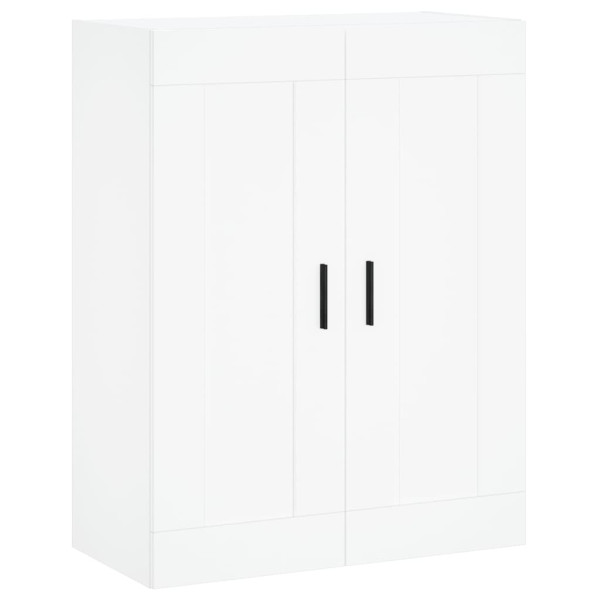 Aparador alto madera contrachapada blanco 69.5x34x180 cm M 5