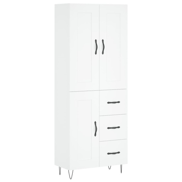 Arredondamento de madeira branca 69.5x34x180 cm M 2