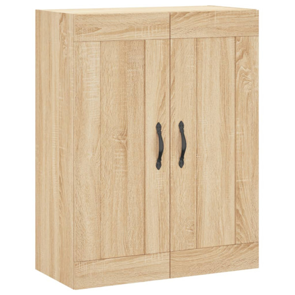 Aparador alto madera contrachapada color roble 69.5x34x180 cm M 5