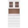 Aparador alto ALTA madera maciza de pino blanco 77x35x165 cm 3