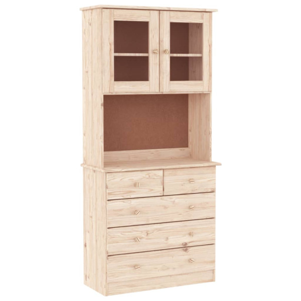Aparador alto ALTA madera maciza de pino 77x35x165 cm M 2