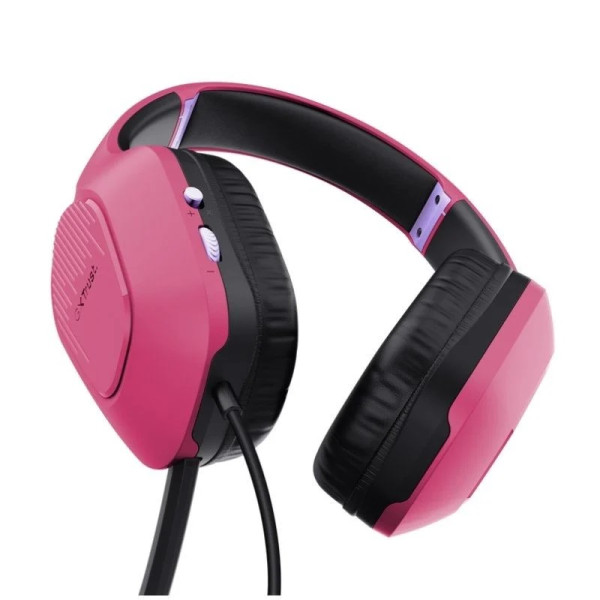 Auriculares Trust gaming GXT 415 Zirox rosa D