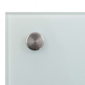 Painel anti-salpicos de cozinha 70x40 cm vidro temperado branco H