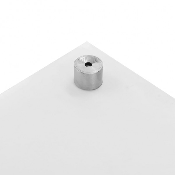 Protección salpicaduras cocina vidrio templado blanco 70x40 cm M 3