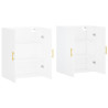 Armarios de pared 2 unidades blanco 69.5x34x90 cm 4
