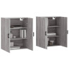 Armarios de pared 2 unidades gris Sonoma 69.5x34x90 cm 3