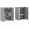 Armarios de pared 2 unidades gris Sonoma 69.5x34x90 cm 3