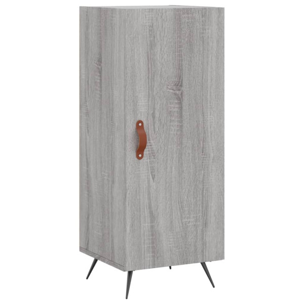 Aparador alto madera contrachapada gris Sonoma 34.5x34x180 cm M 5