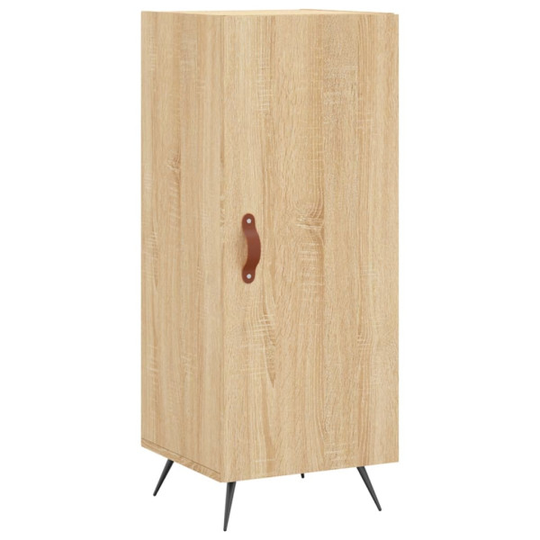 Aparador de madera contrachapada roble Sonoma 34.5x34x180 cm M 5