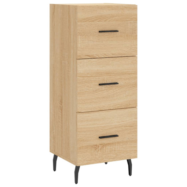 Aparador de madera contrachapada roble Sonoma 34.5x34x180 cm M 5