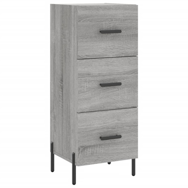 Aparador alto madera contrachapada gris Sonoma 34.5x34x180 cm M 5