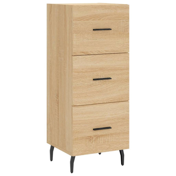Aparador de madera contrachapada roble Sonoma 34.5x34x180 cm M 5