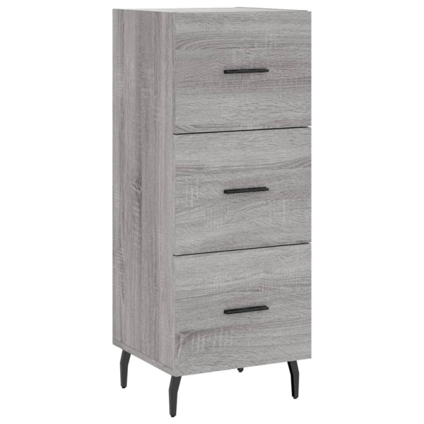 Aparador alto madera contrachapada gris Sonoma 34.5x34x180 cm M 5