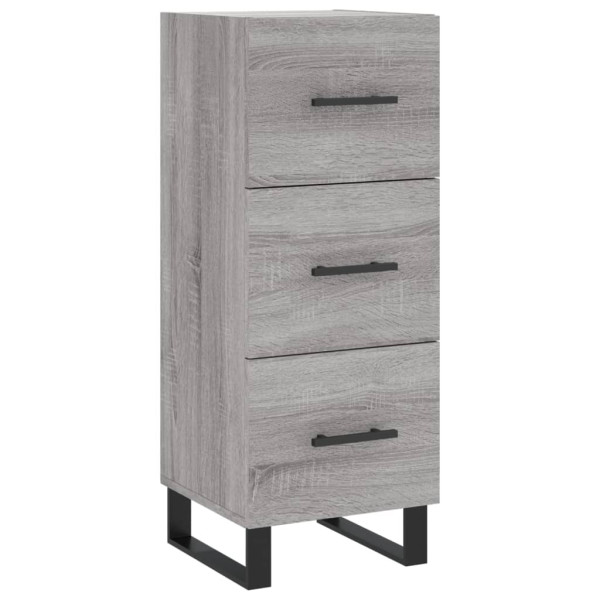 Aparador alto madera contrachapada gris Sonoma 34.5x34x180 cm M 5
