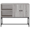 Aparador de madera de ingeniería gris Sonoma 100x40x79.5 cm 5