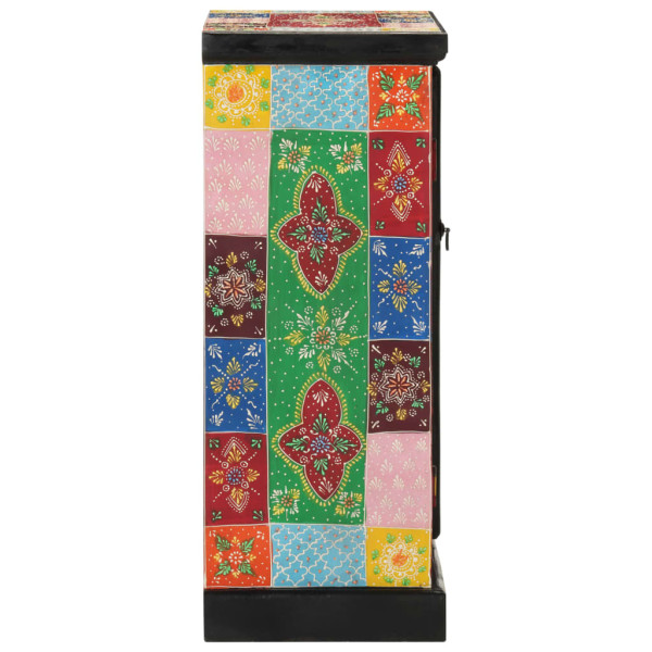 Aparador pintado a mano puertas madera maciza mango 53x30x75 cm M 4