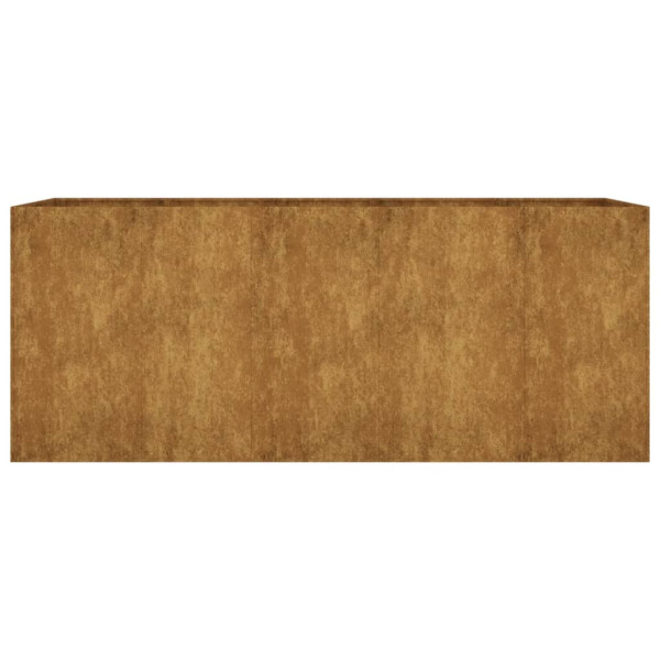 Jardinera acero corten 200x80x80 cm M 4