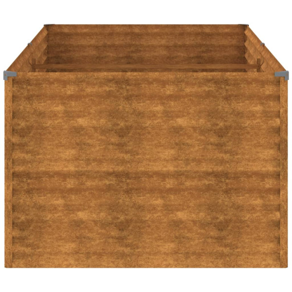 Jardinera de acero corten 196x100x69 cm M 5