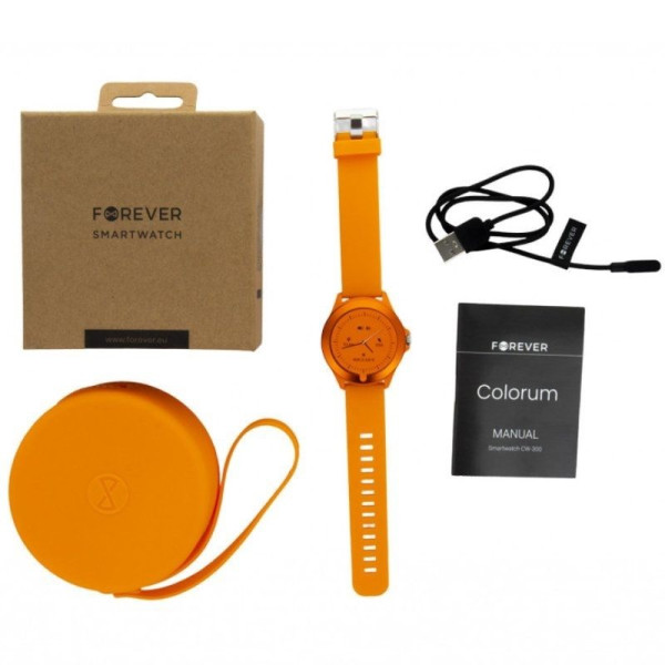 Forever Colorum CW-300 43mm laranja M 4