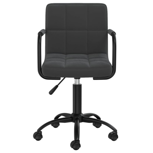 Silla de oficina giratoria de terciopelo negro M 3