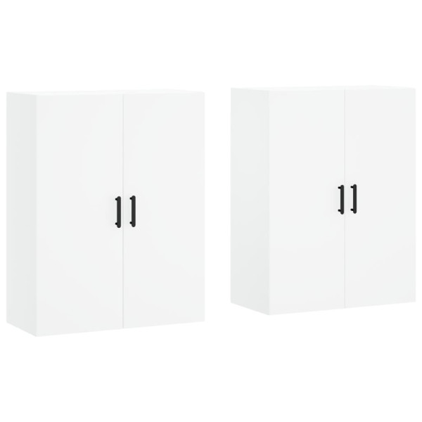 Armários de parede 2 pcs 69.5x34x90 cm branco M 2