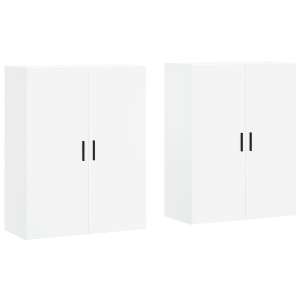 Armarios de pared 2 unidades blanco 69.5x34x90 cm M 2