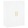 Armário alto 69.5x34x180 cm derivados de madeira branco 5