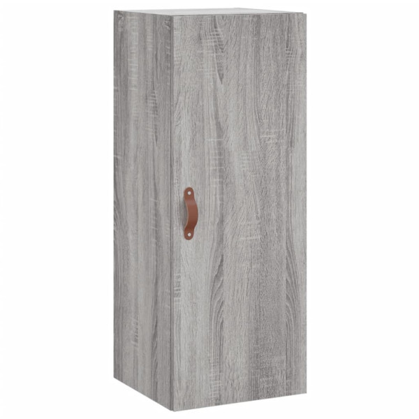 Aparador alto madera contrachapada gris Sonoma 34.5x34x180 cm M 5