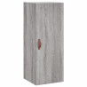 Aparador alto madera contrachapada gris Sonoma 34.5x34x180 cm 5