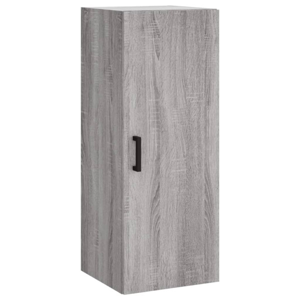 Aparador alto madera contrachapada gris Sonoma 34.5x34x180 cm M 5