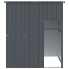 Caseta perros con tejado acero galvanizado gris 165x153x181 cm 3