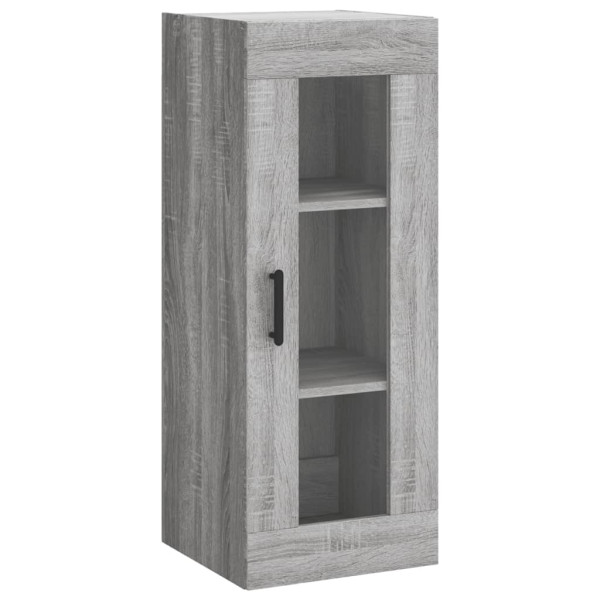 Aparador alto madera contrachapada gris Sonoma 34.5x34x180 cm M 5