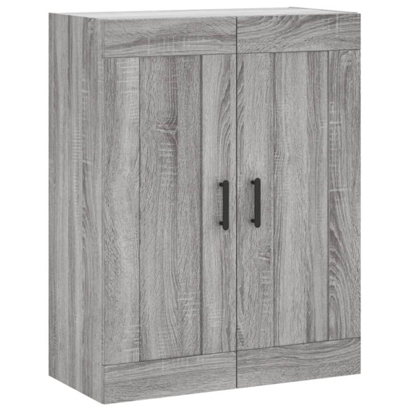 Aparador alto madera contrachapada gris sonoma 69.5x34x180 cm M 5