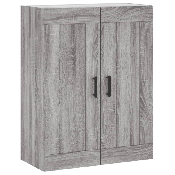 Aparador alto madera contrachapada gris sonoma 69.5x34x180 cm M 5