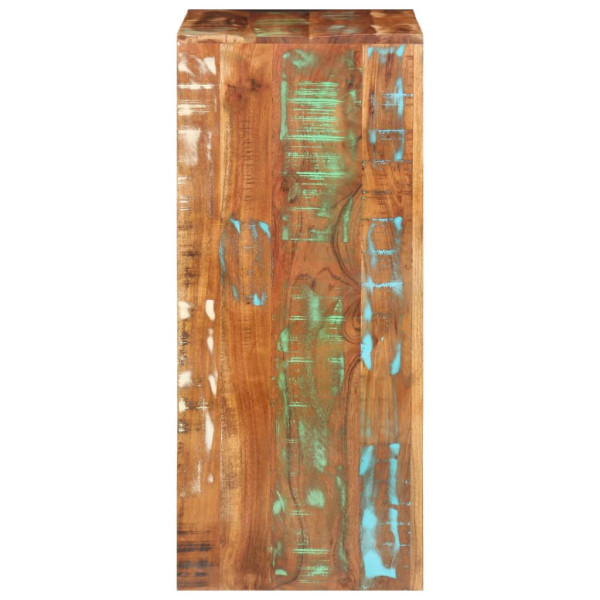 Aparador de madeira maciça reciclada 55x33x75 cm M 4