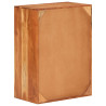 Aparador de madera maciza de acacia 55x35x75 cm 5