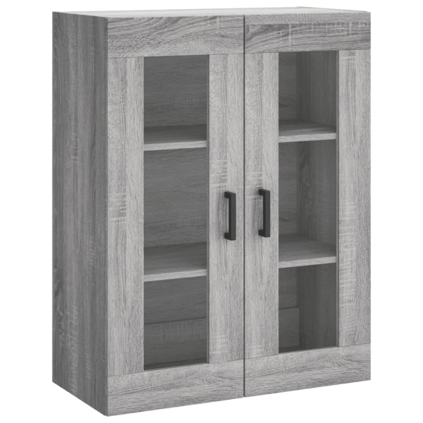 Aparador alto madera contrachapada gris sonoma 69.5x34x180 cm M 5